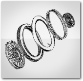 WHEEL, FRONT BRAKE